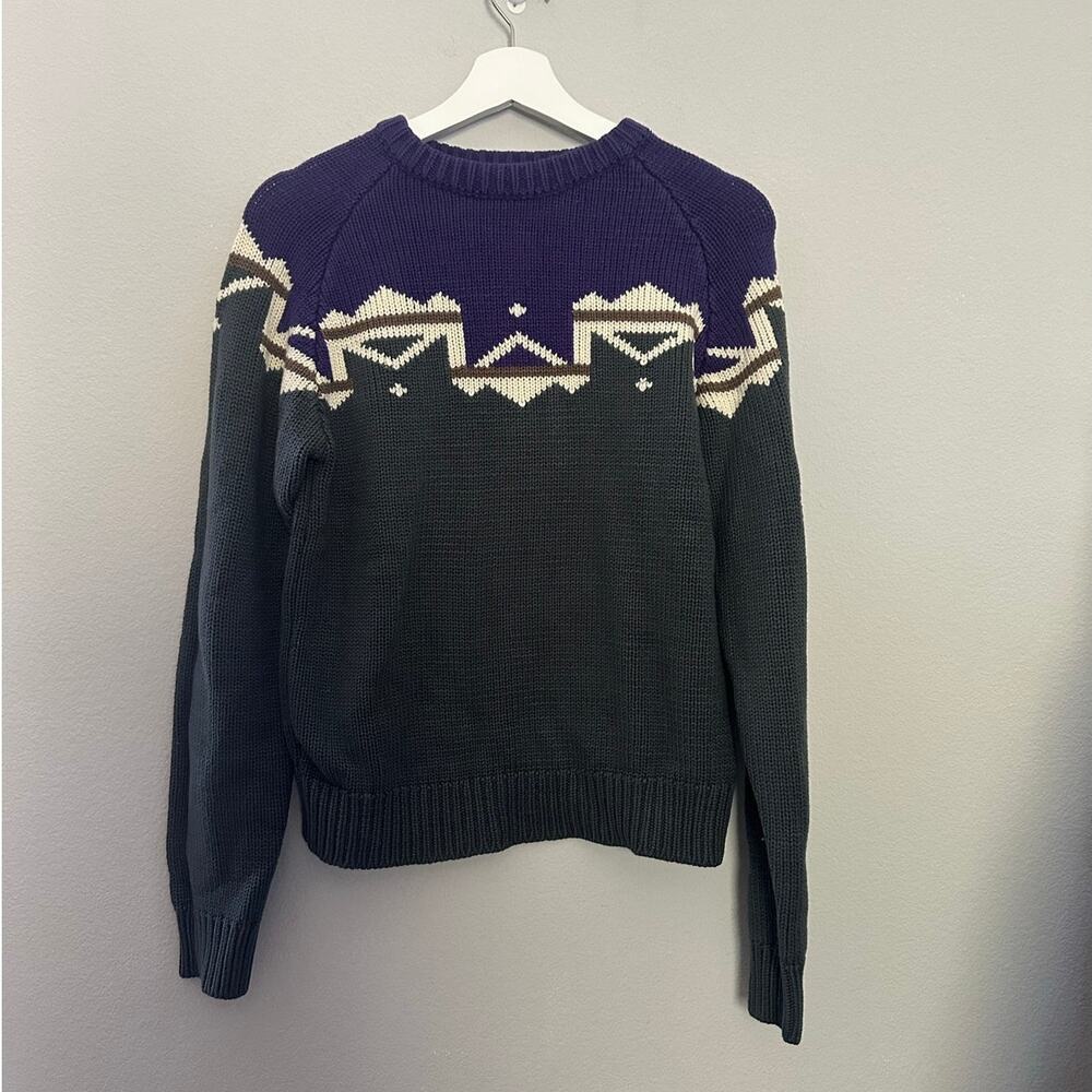 Vintage Sweater Purple and Gray by Ohrbach's size Medium